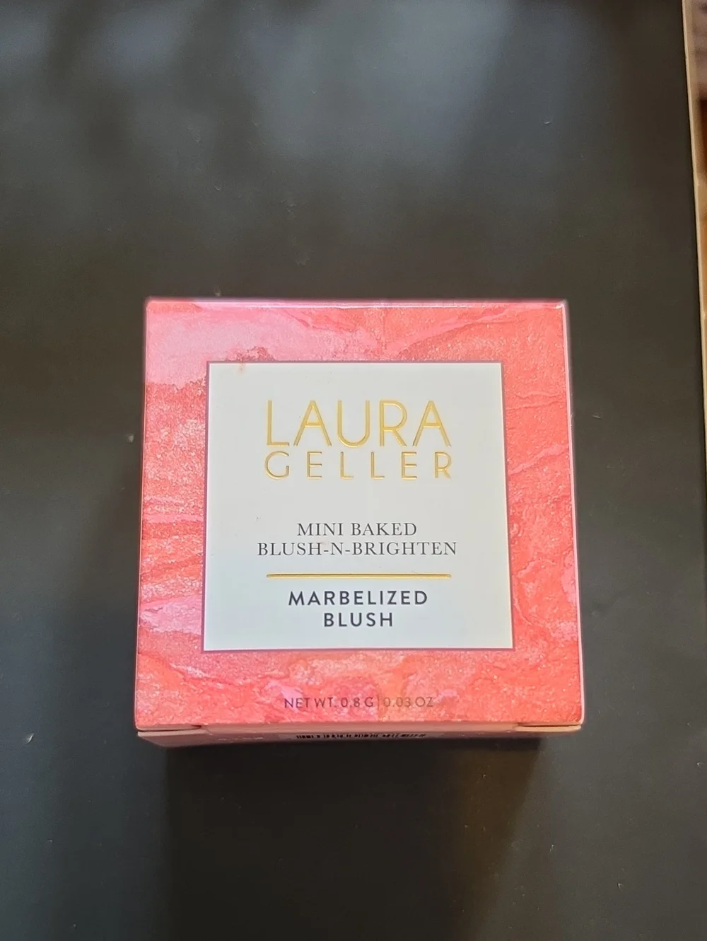 Laura Geller Mini Baked Blush-N-Brighten — Pink Grapefruit